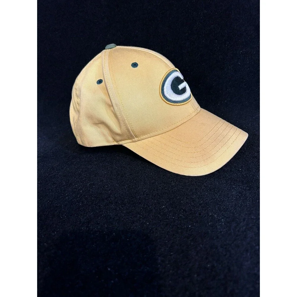 Green Bay Packers NFL Team Apparel Strap Back Hat/Cap Yellow